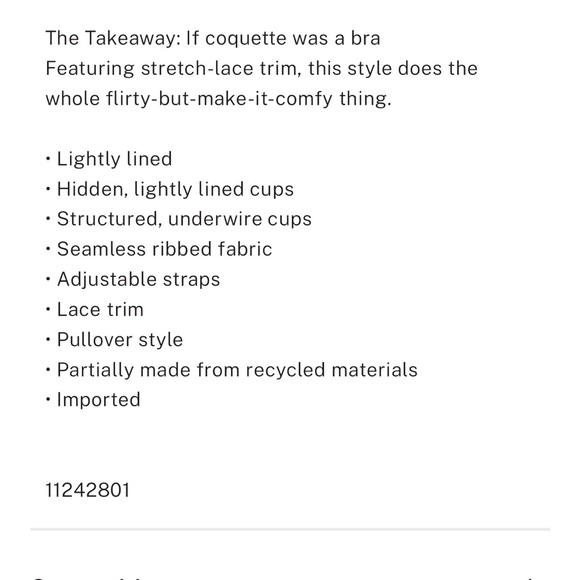 VS Pink Seamless Lightly Lined Bralette in purple Large underwire high support - Picture 8 of 8